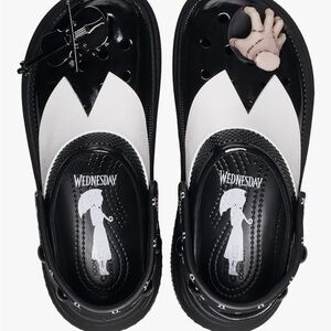 CROCS Women's Black and White Shoes